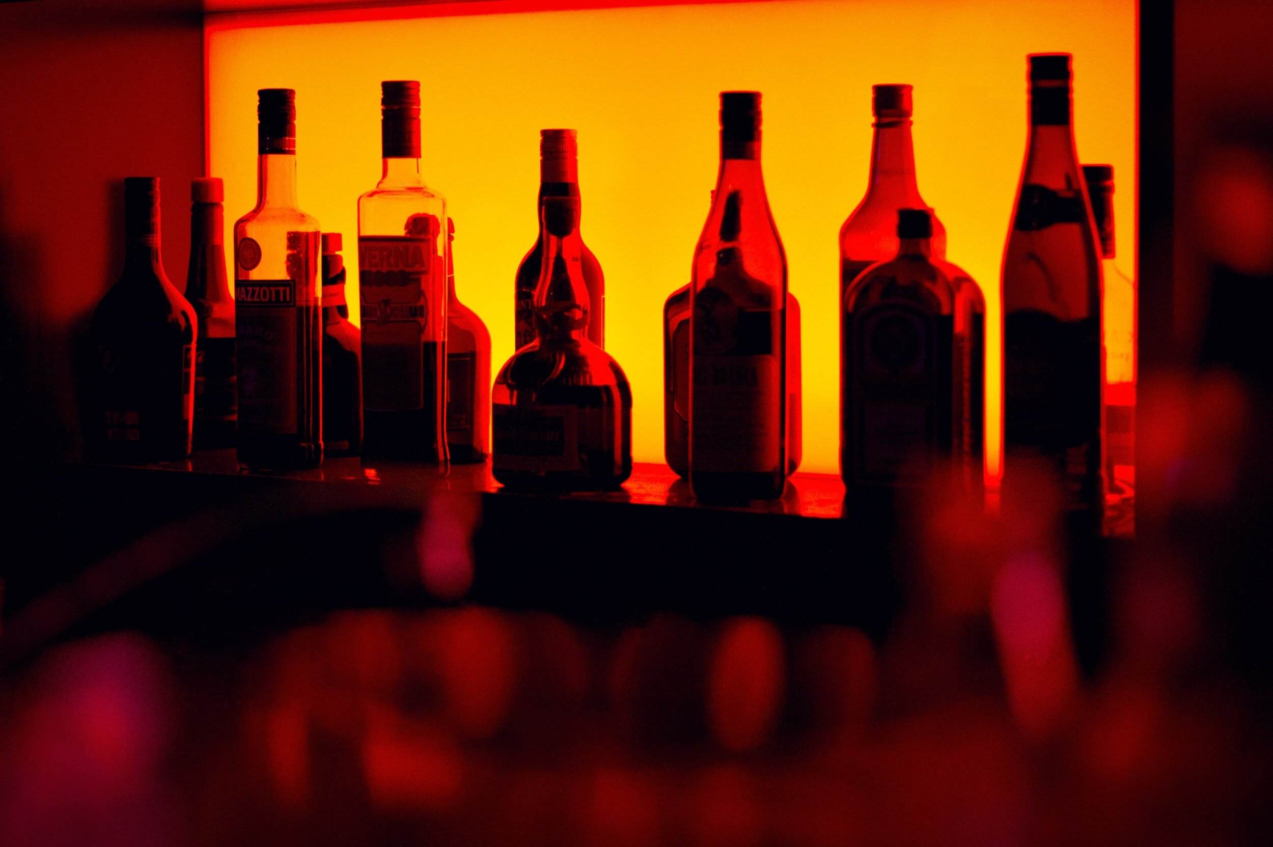 alcohol bottles